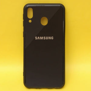 Black mirror Silicone Case for Samsung M20