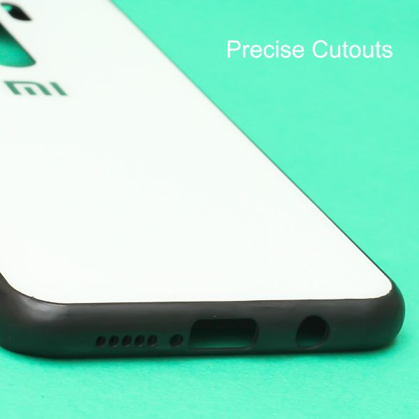 White mirror Silicone  case for Redmi note 8 Pro