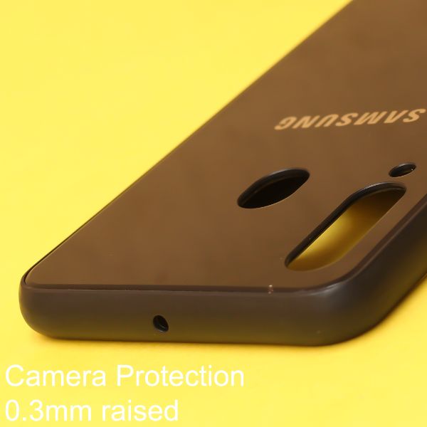 Black mirror Silicone Case for Samsung M40