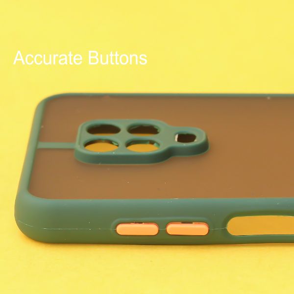 Dark Green Smoke Camera Safe case for Redmi Note 9 Pro Max