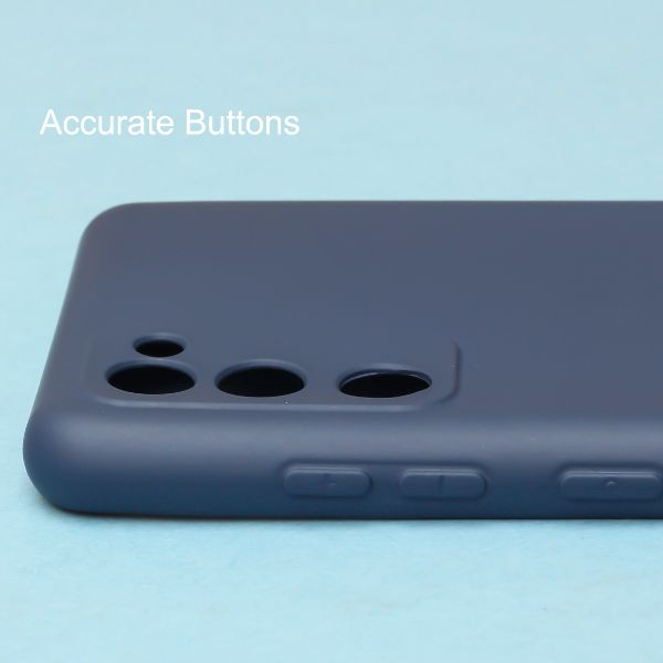 Dark Blue  Candy Silicone Case for Samsung S21 FE