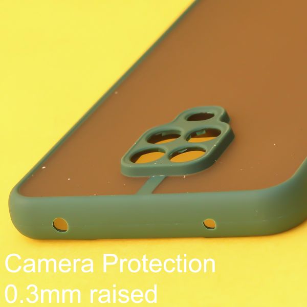 Dark Green Smoke Camera Safe case for Redmi Note 9 Pro Max