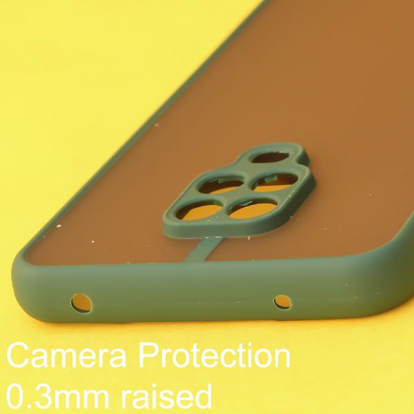 Dark Green Smoke Camera Safe case for Redmi Note 9 Pro