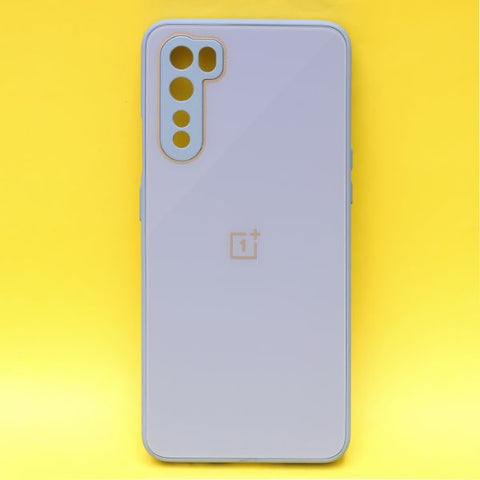 Blue camera Safe mirror case for Oneplus Nord