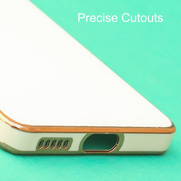 White Matt Silicone Glass case for Vivo V23 pro