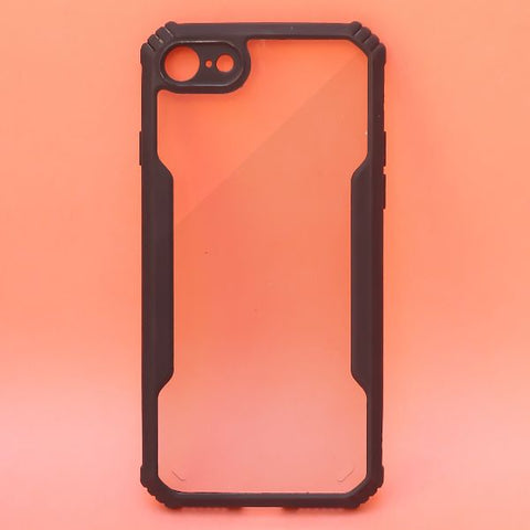 Shockproof Silicone Transparent Safe Case for Apple iphone 8