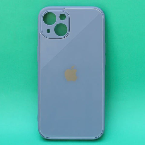 Blue camera Safe mirror case for Apple Iphone 13