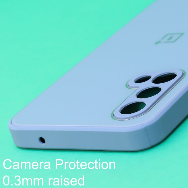 Blue camera Safe mirror case for Oneplus Nord CE