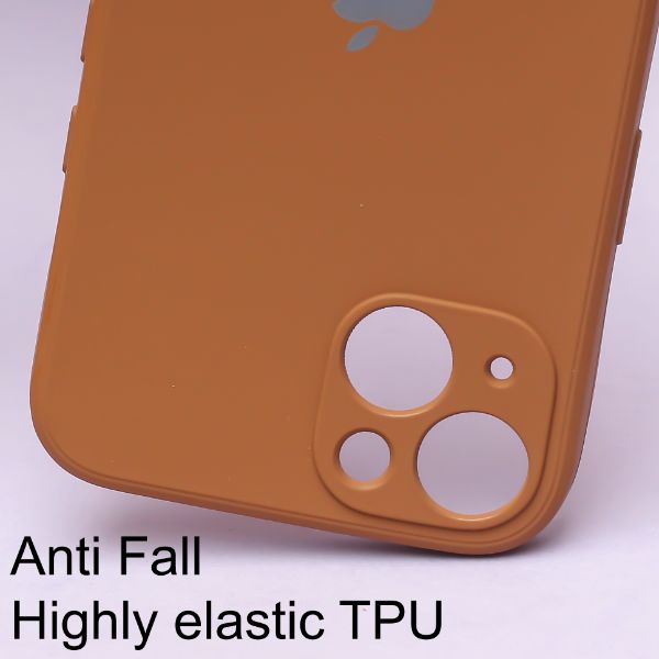 Brown Candy Silicone Case for Apple Iphone 13