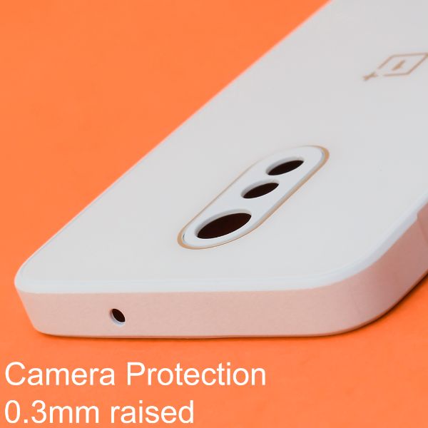 Grey camera Safe mirror case for Oneplus 6T