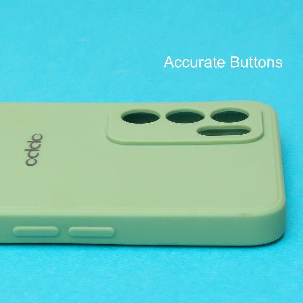 Light Green Candy Silicone Case for Oppo Reno 6