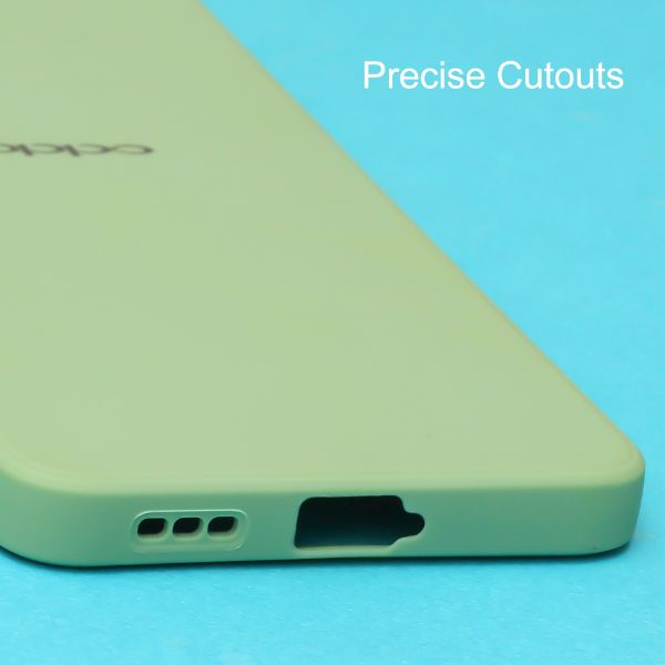 Light Green Candy Silicone Case for Oppo Reno 6