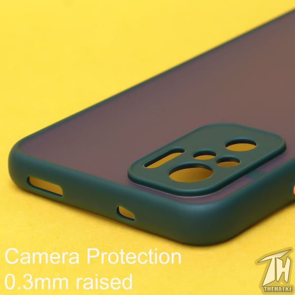 Dark Green Smoke Camera Safe case for Redmi Note 10