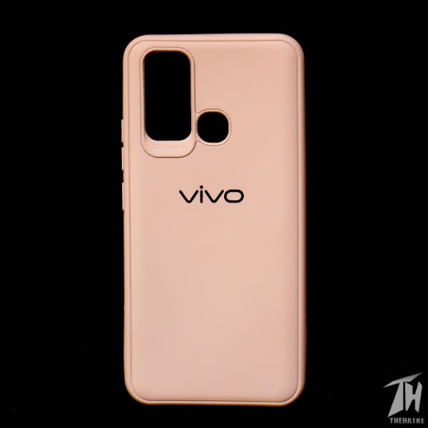 Peach Silicone Case for Vivo Y50