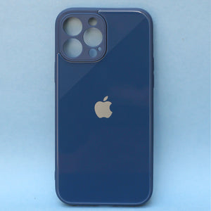 Dark Blue camera Safe mirror case for Apple Iphone 12 Pro Max