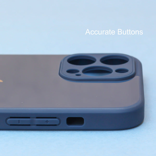 Dark Blue camera Safe mirror case for Apple Iphone 11 Pro