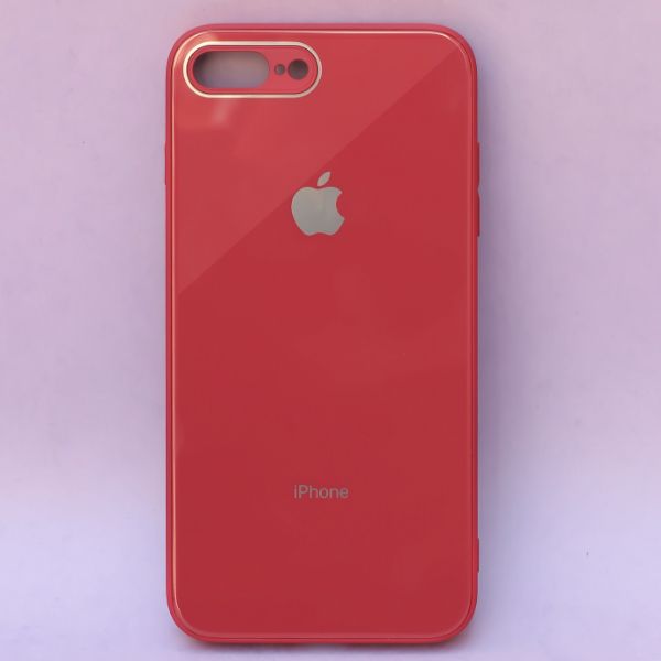 Red camera Safe mirror case for Apple Iphone 8 Plus