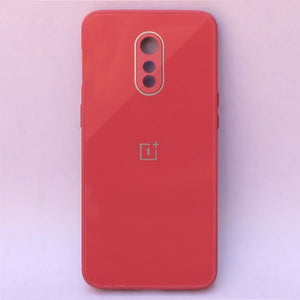 Red camera Safe mirror case for Oneplus 7