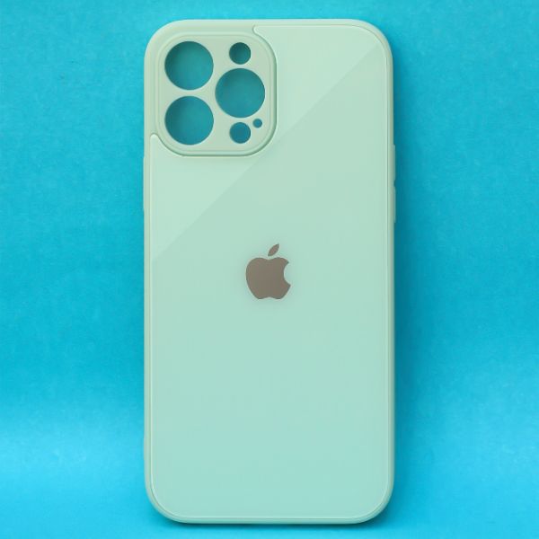 Sea Green camera Safe mirror case for Apple Iphone 12 Pro