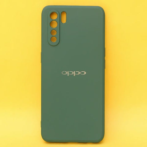 Dark Green candy  Silicone Case for Oppo F15