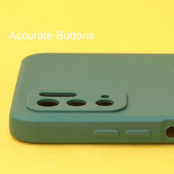 Dark Green Candy Silicone Case for Poco M3 pro