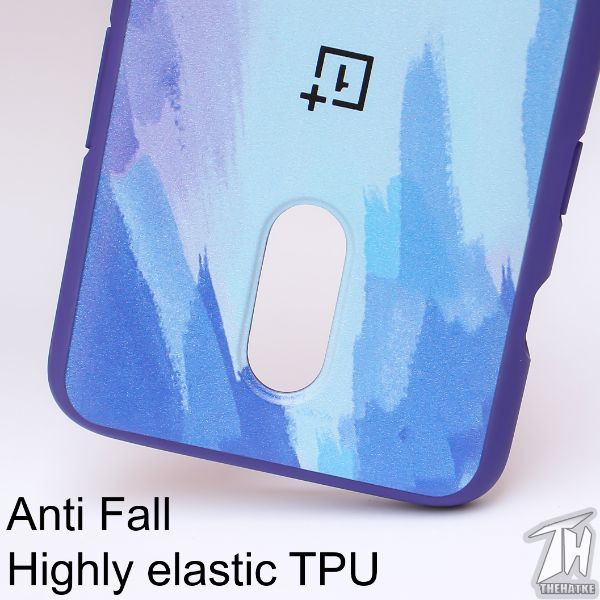 Marine oil paint Silicone case for Oneplus 6t