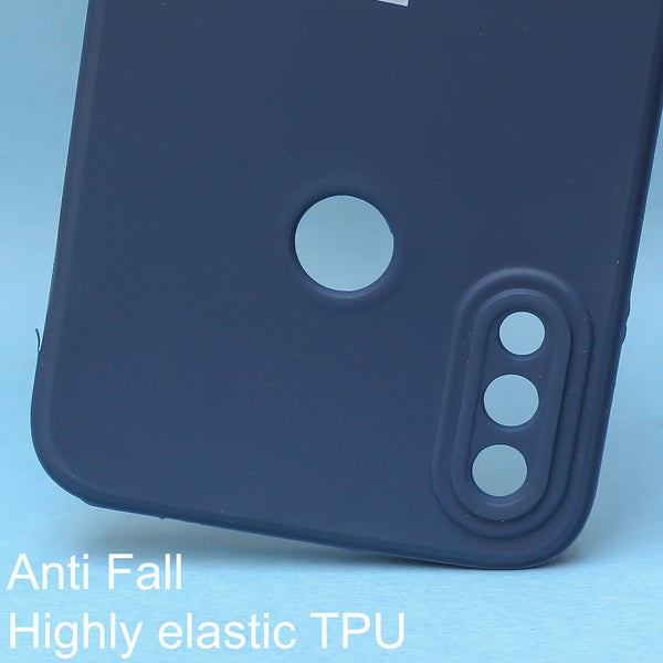 Dark Blue Candy Silicone Case for Redmi Note 7 Pro