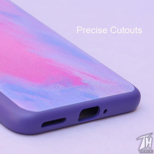 Magenta oil paint Silicone case for Oneplus Nord