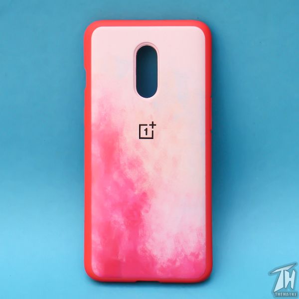 Magma oil paint Silicone case for Oneplus 7