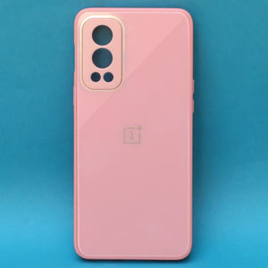 Light Pink camera Safe mirror case for Oneplus Nord 2