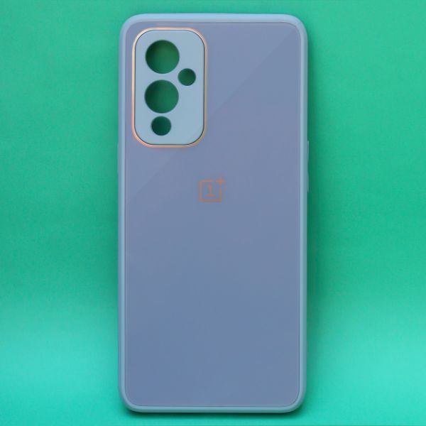 Blue camera Safe mirror case for Oneplus 9