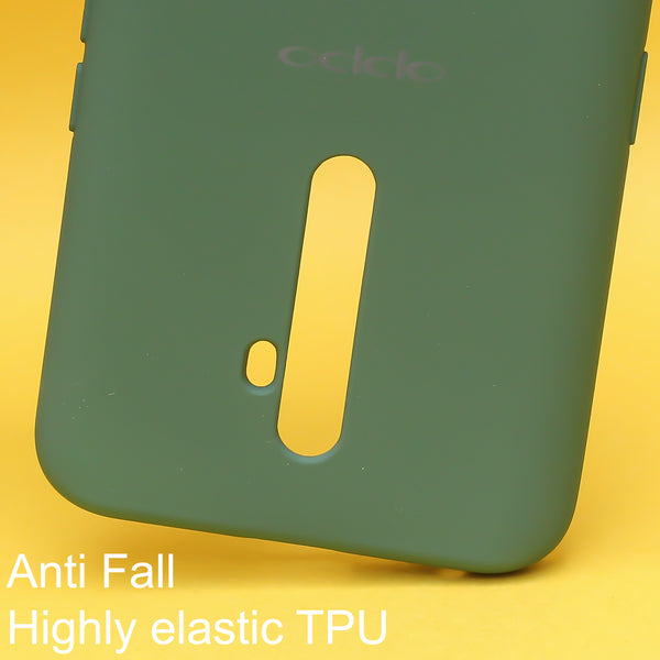 Dark Green Original Silicone case for Oppo Reno 2F