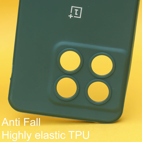 Dark Green Candy Silicone Case for Oneplus 10 Pro