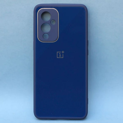 Dark Blue camera Safe mirror case for Oneplus 9