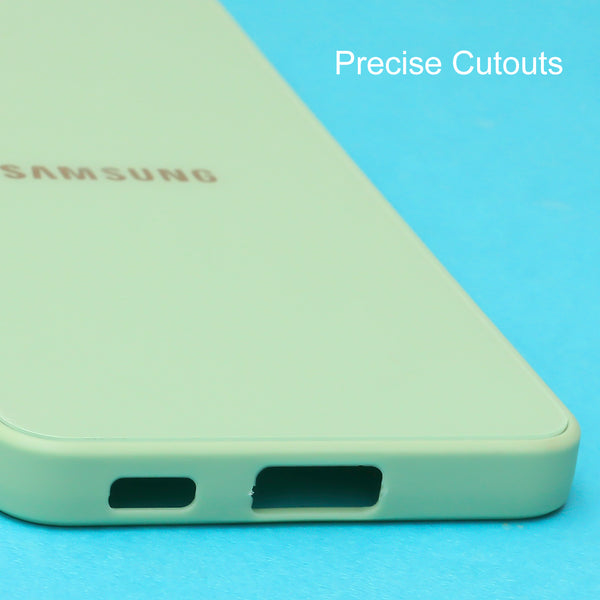 Sea Green camera Safe mirror case for Samsung S21 FE