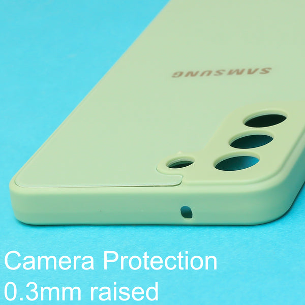 Sea Green camera Safe mirror case for Samsung S21 FE