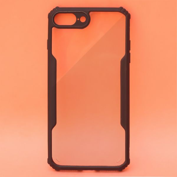 Hybrid Shockproof transparent Silicone Case for Apple iphone 8 plus