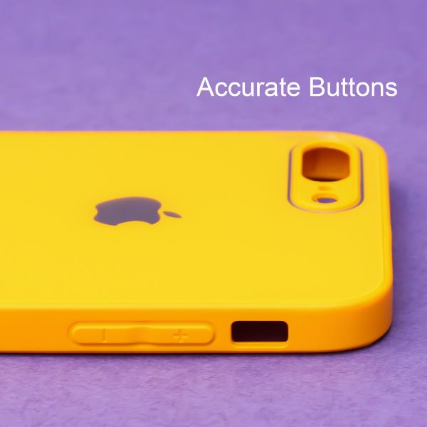 Yellow camera Safe mirror case for Apple Iphone 7 Plus