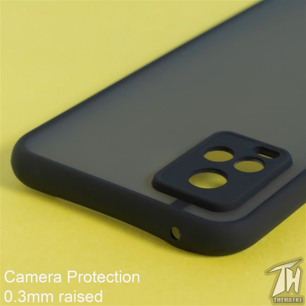 Black Smoke Camera Safe Silicone case for Vivo V20 pro