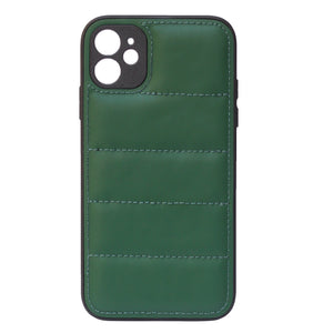Green Pop Leather silicone case for Apple iPhone 12