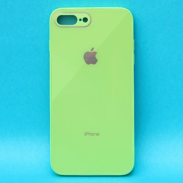 Light green camera Safe mirror case for Apple Iphone 7 Plus