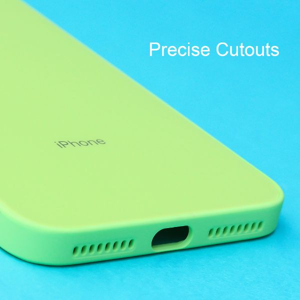 Light green camera Safe mirror case for Apple Iphone 8 Plus