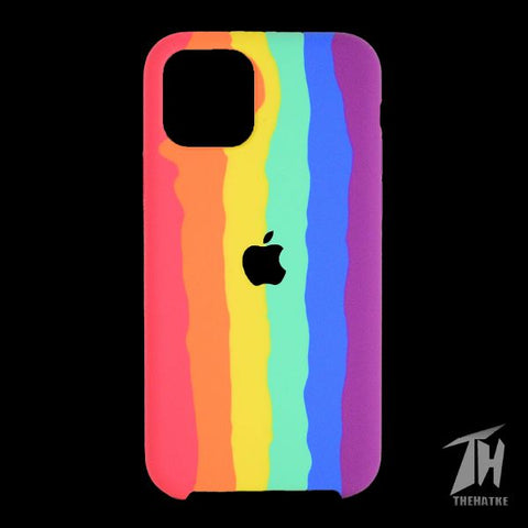 Rainbow Silicone Case for Apple iphone 11 pro max