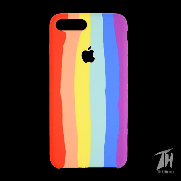 Rainbow Silicone Case for Apple iphone 7 plus