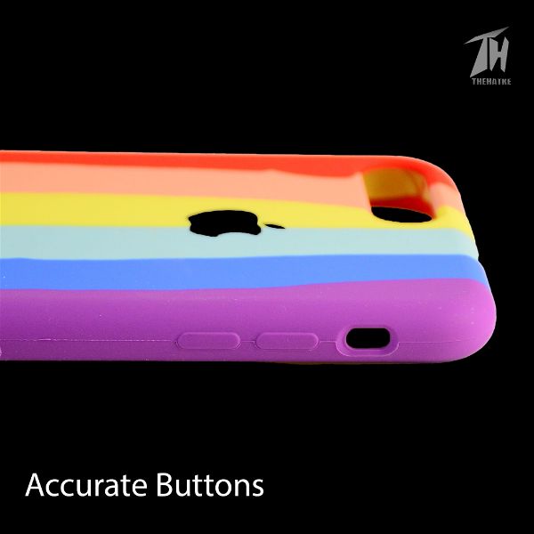 Rainbow Silicone Case for Apple iphone 7 – The Hatke