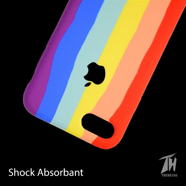 Rainbow Silicone Case for Apple iphone 7