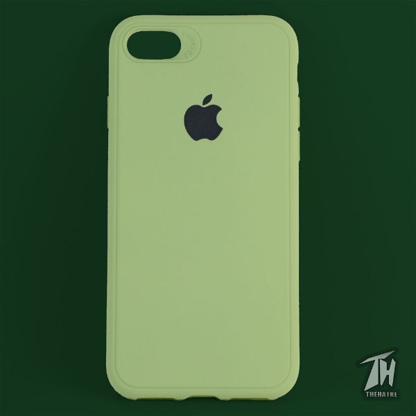Light Green Silicone Case for Apple iphone 8