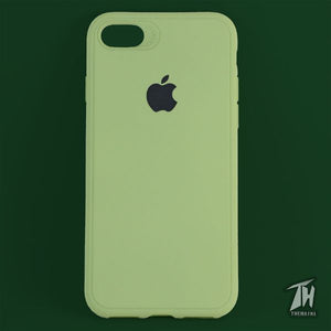 Light Green Silicone Case for Apple iphone 8