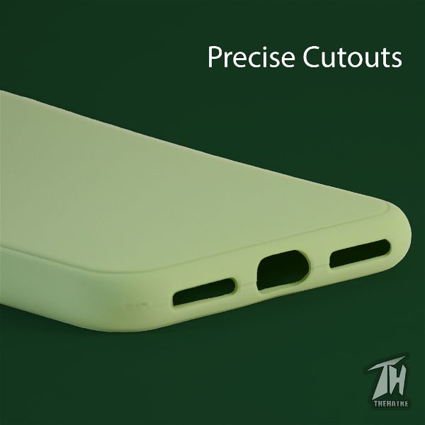 Light Green Silicone Case for Apple iphone 8