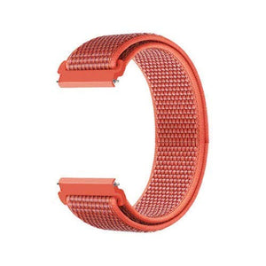 Light Red Nylon Strap For Smart Watch 22mm
